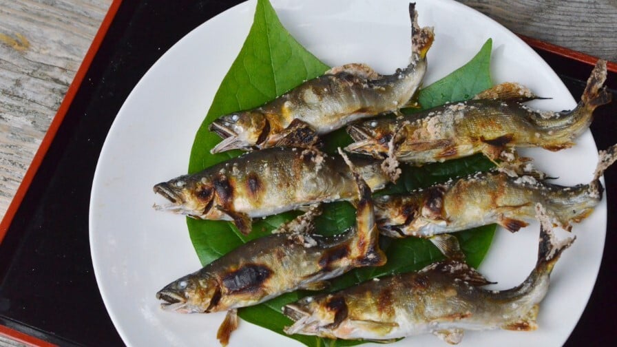 アユの塩焼き
