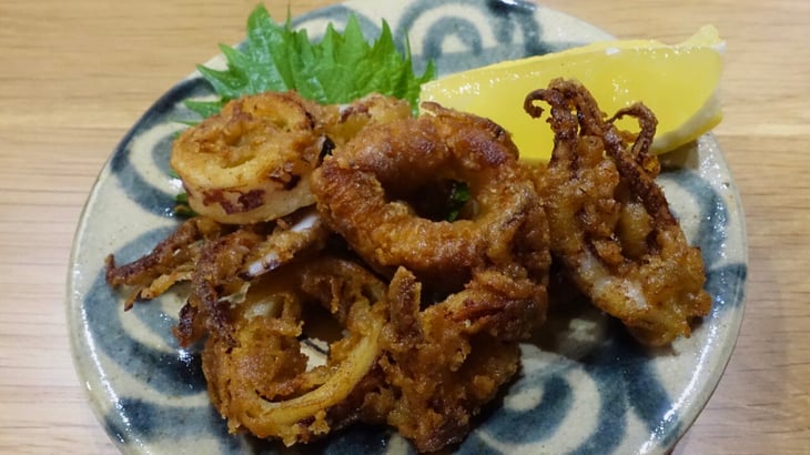 イカの肝空揚げ