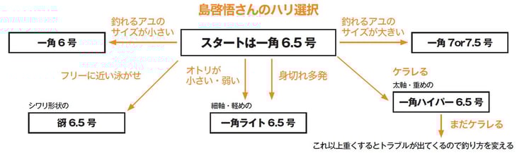 島啓悟さんのハリ選択術
