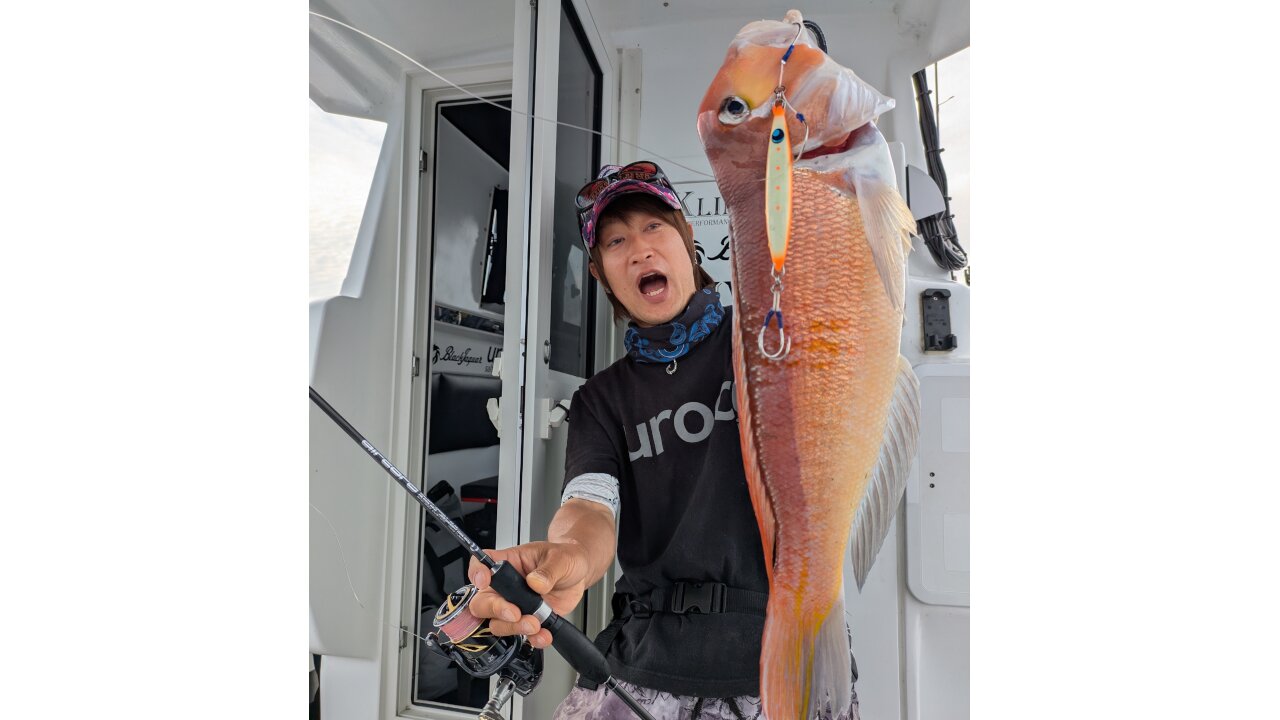 龍勢丸の磯見政斗船長が釣ったアマダイ