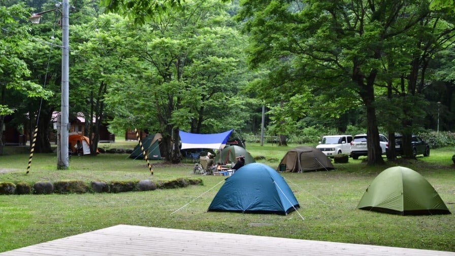 層雲峡オートキャンプ場フリーサイト