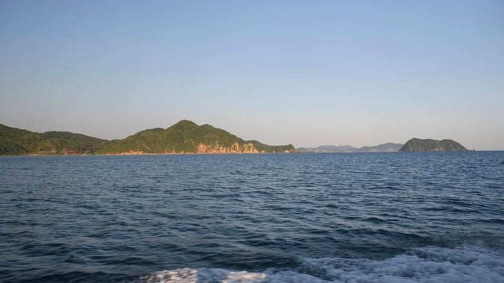 萩沖の風景