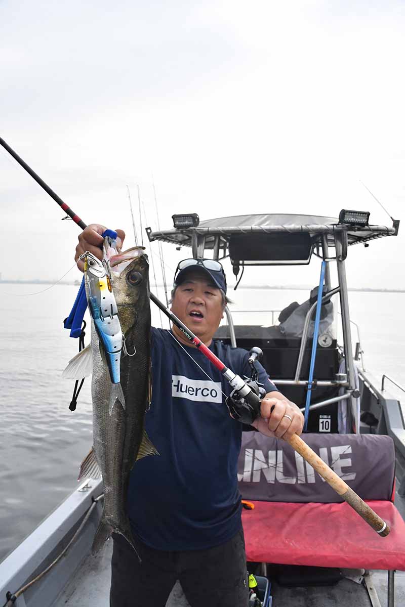 千葉県／木更津 ビッグベイト用パックロッドで楽しむシーバス釣り