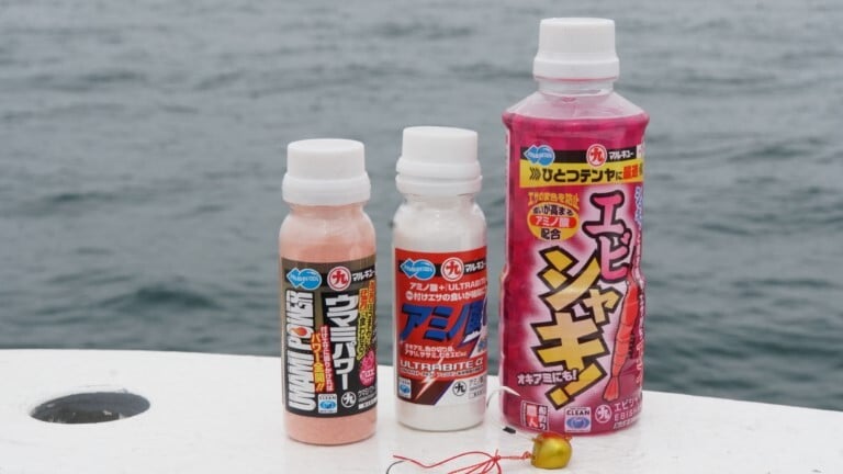 エビエサを締めるアイテム