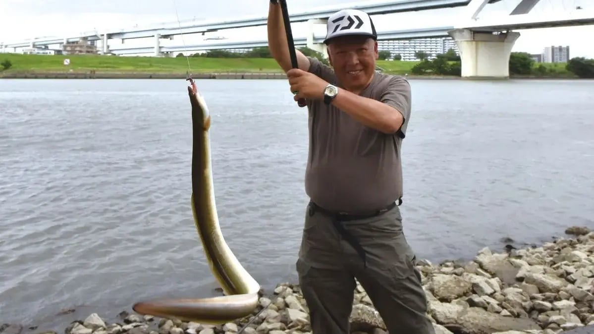 ウナギ釣り名人大川雅治さん