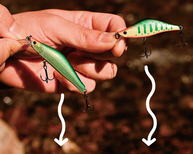 沈下姿勢の違い