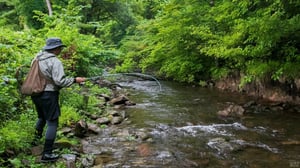 勝負は着水前に決まっている。渓流ルアー名手のキャストへのこだわり