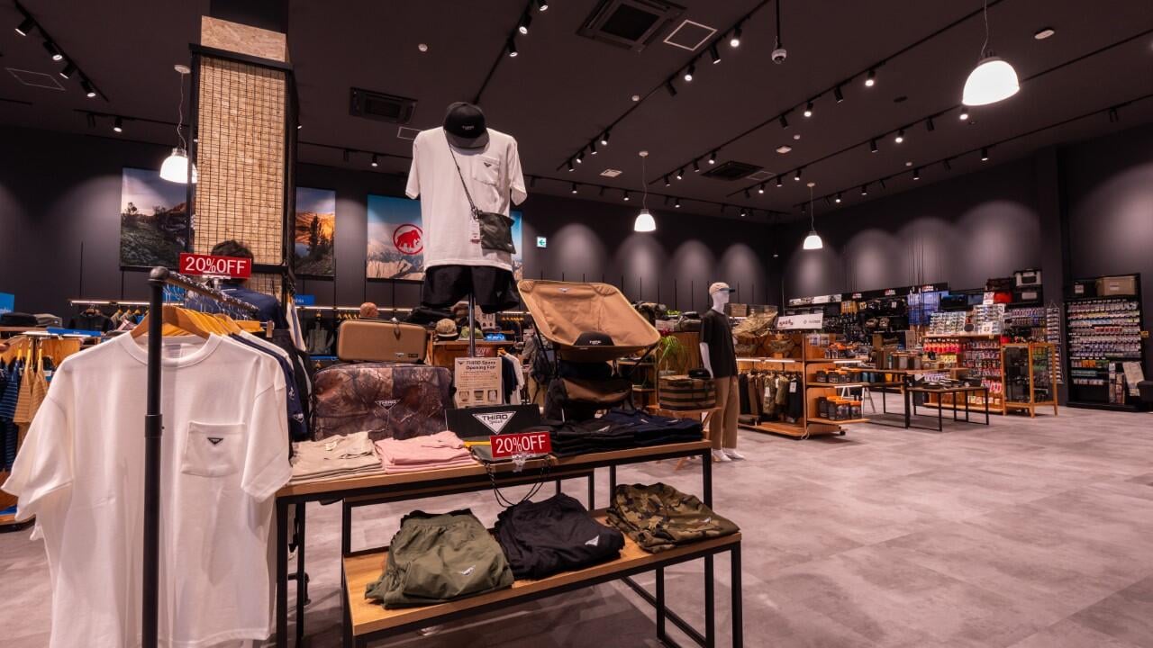 THIRD Space札幌のアパレルコーナー