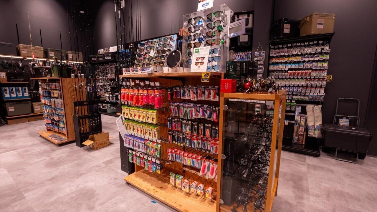 THIRD Space札幌の釣具コーナー