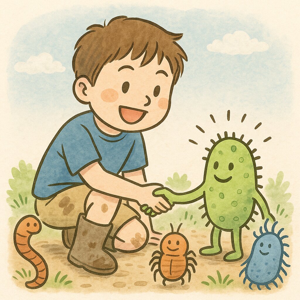衛生仮説のイメージイラスト