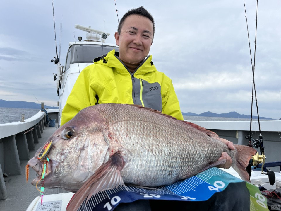玄界灘から大旋風！遊漁船発のタイラバ「烏賊ラバ」「海老ラバ」の破壊
