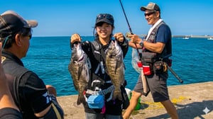 チヌ落とし込み釣りの初心者講習会が尼崎で開催。道具レンタル無料