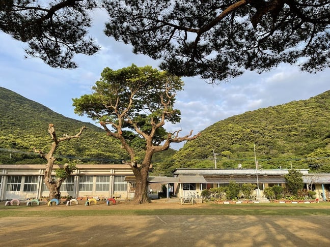 加計呂麻島の小学校