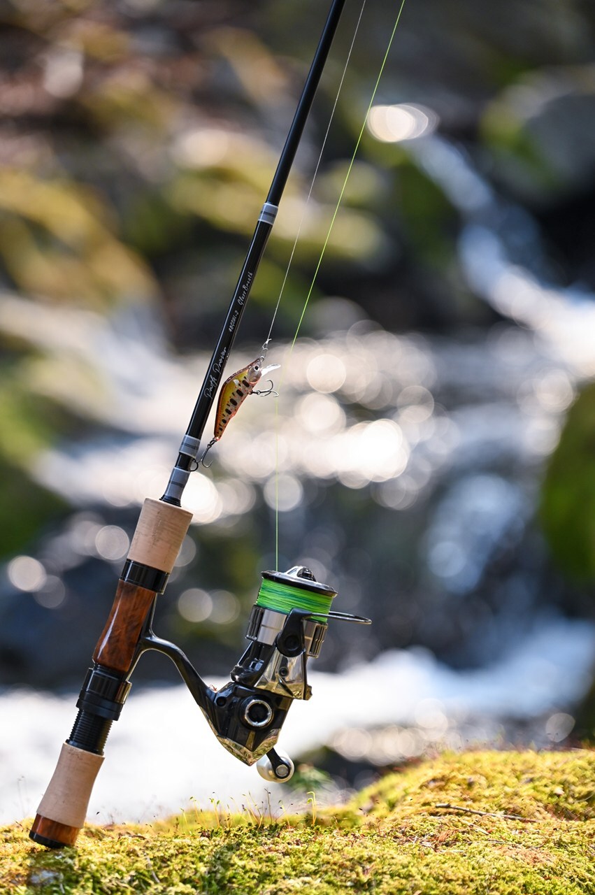 トラウトロッド　パックロッド　ブランクス　グラスロッド　渓流釣り　モスグリーン 渓流 グラスロッド トラウトロッド パックロッド ブランクス グラス