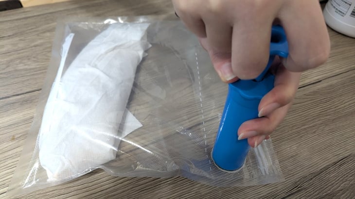 貝印 真空ポンプの使用風景