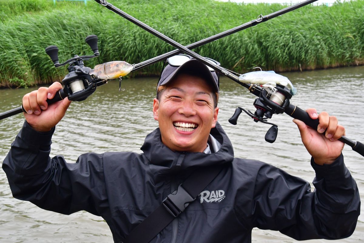 霞ヶ浦のオカッパリ・リアクションビッグベイトゲーム ~山本訓弘~その2