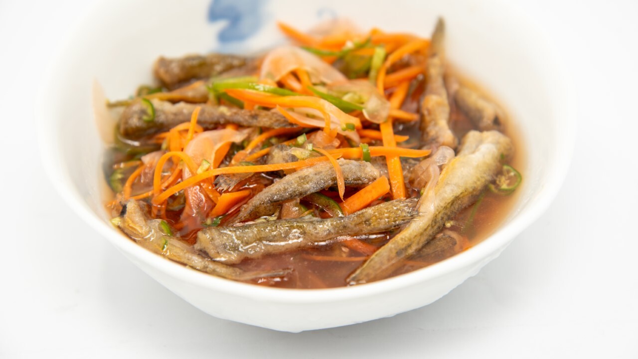 目打ちしたハゼ