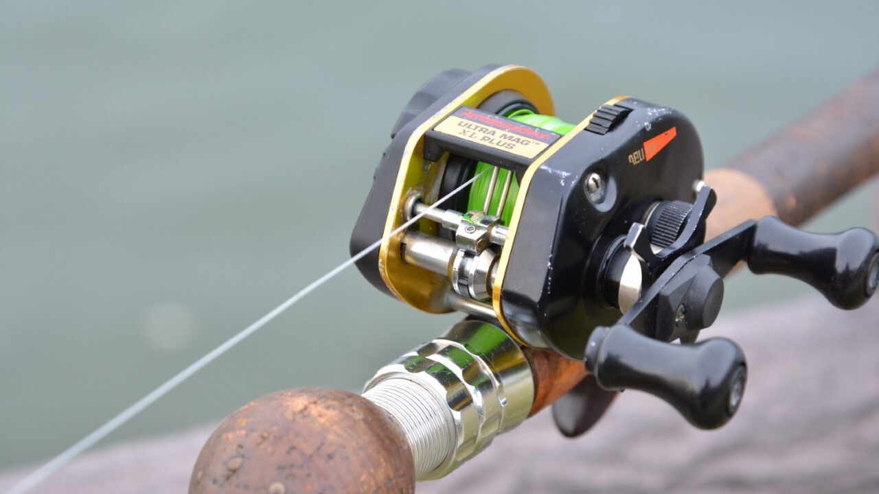 オールドタックルと言っても、今となってはメジャーな丸型ABUは使わない