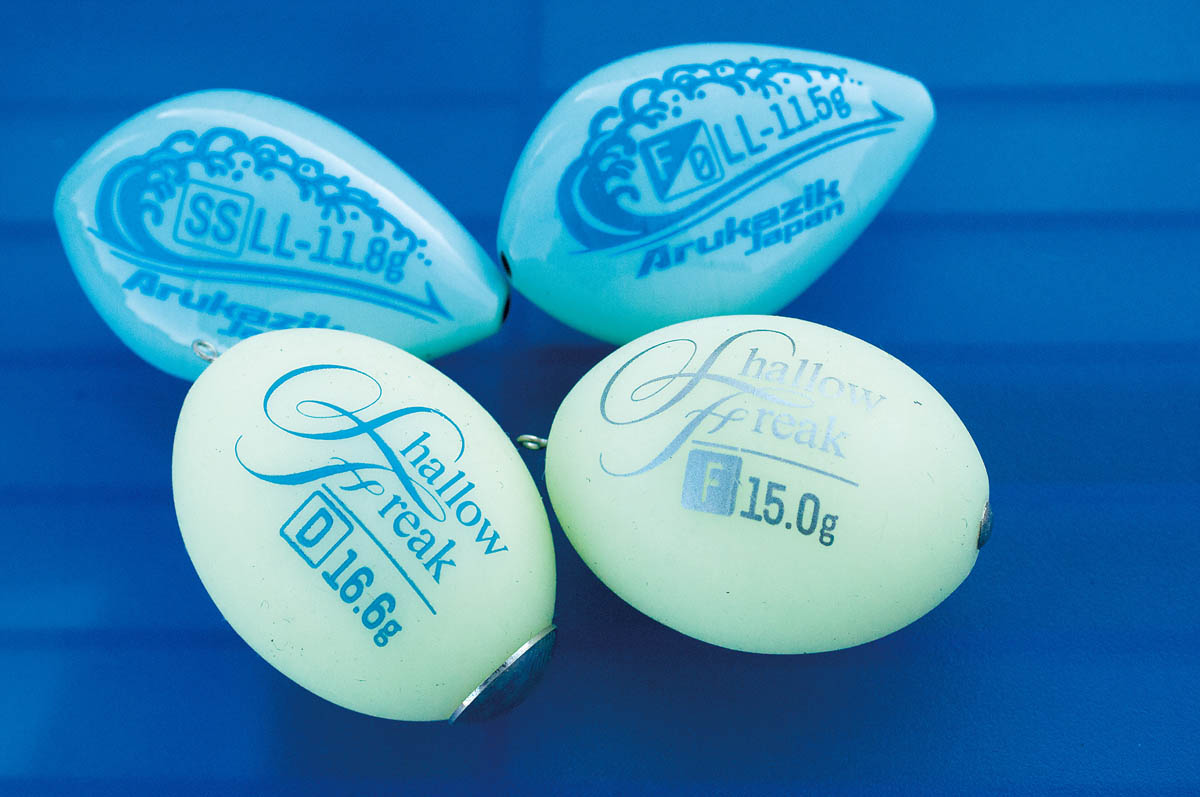 浮力別・形状別のフロート使い分け