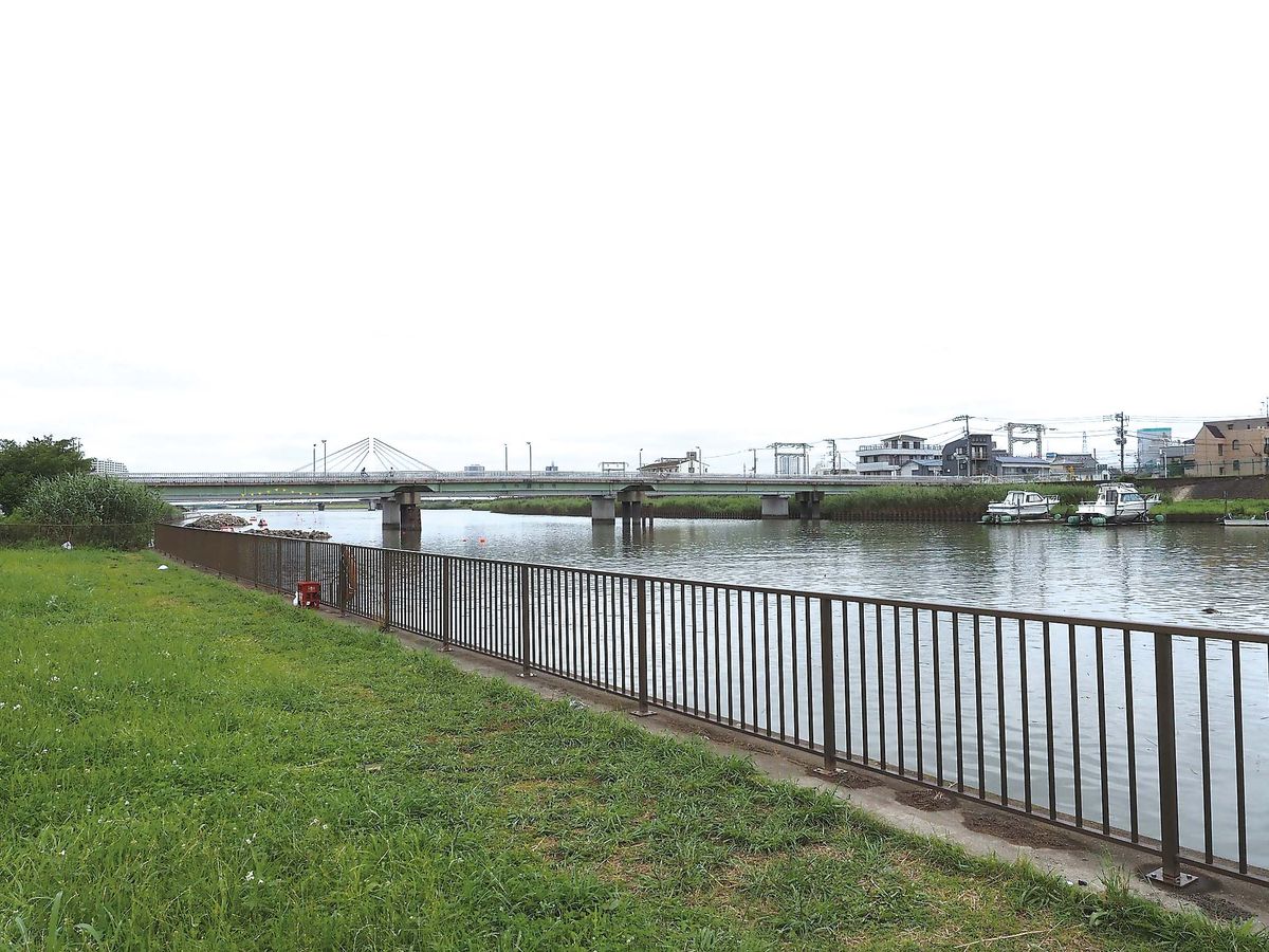 新中川通水記念公園周辺