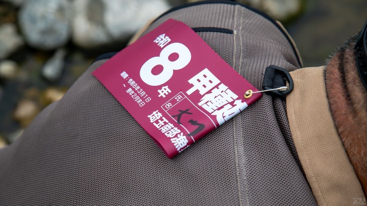 アユを釣るには甲種の遊漁券が必要。日券2000円、年券6000円。柳瀬川のほか荒川（市野川合流点から芝川水門まで）、入間川、新河岸川、不老川、黒目川なども共通で使える