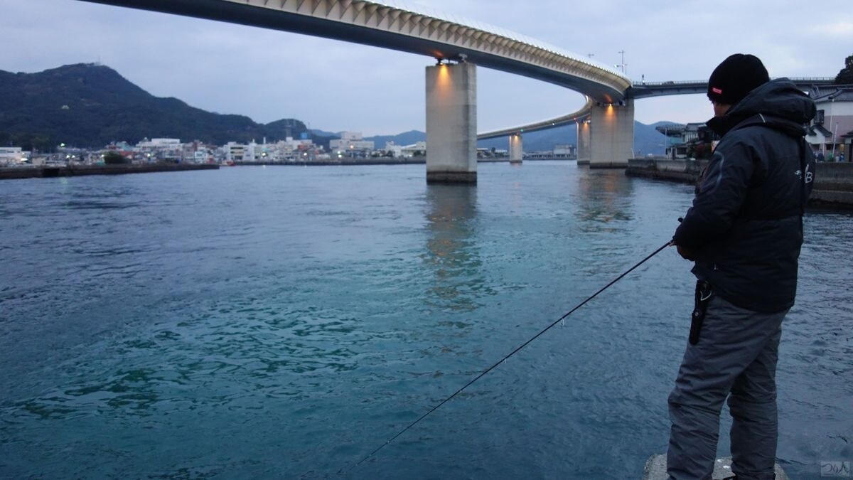 激流で知られる牛深エリアでのテスト風景