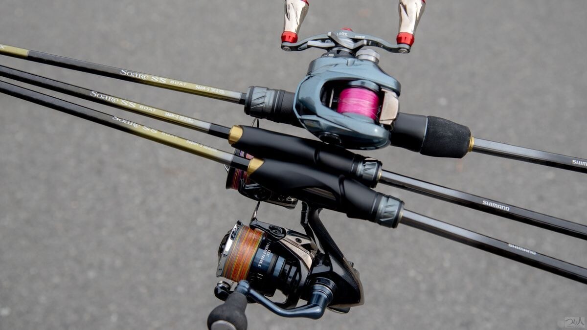 シマノ／ソアレボートシリーズはターゲットフリーで多彩な魚をねらえる。バチコンに最適だがイカメタルなどもこなせるボートアングラーの味方