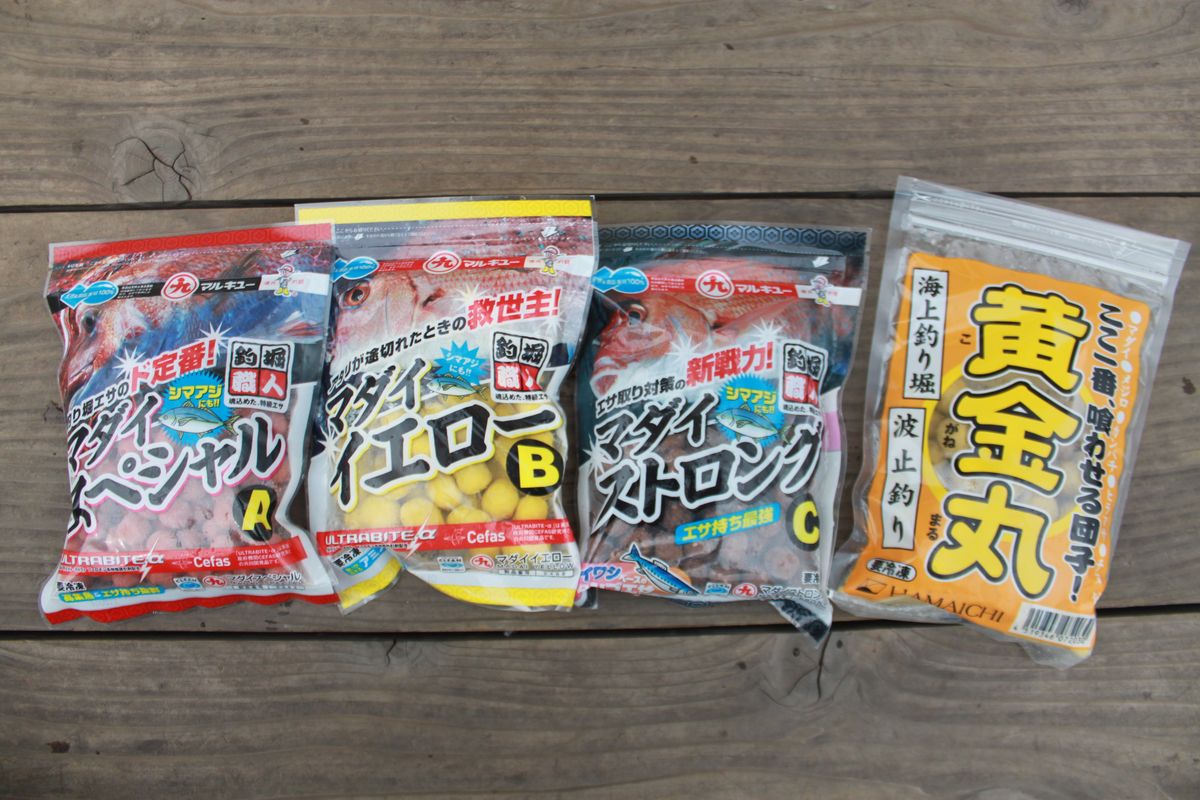 【海上釣り堀入門】釣りエサ：練りエサ