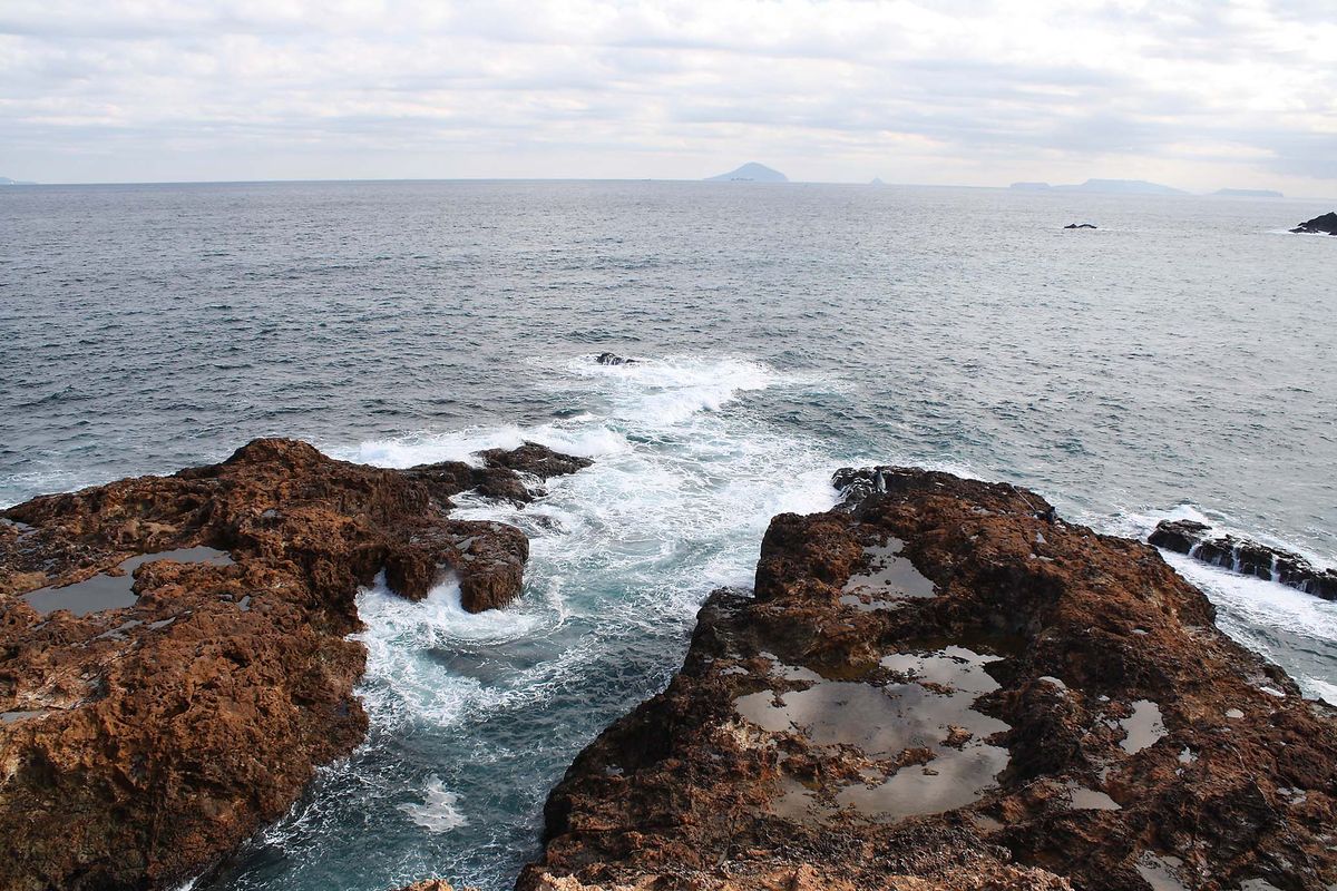 メジナ釣り×温泉／静岡県南伊豆・高ん場