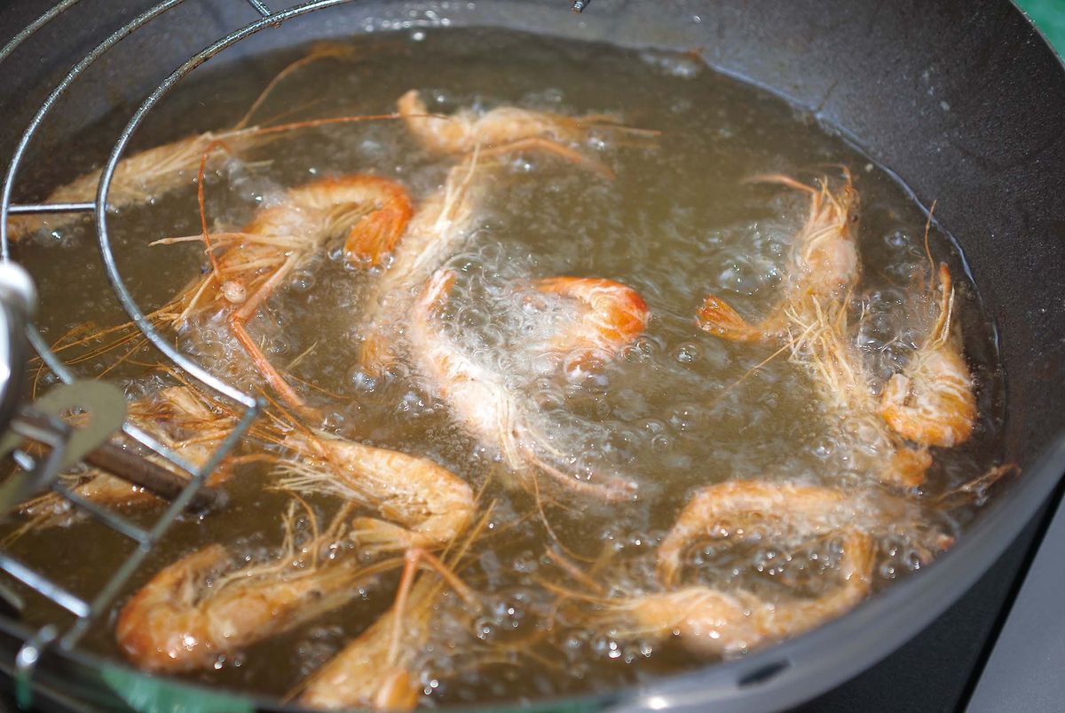 テナガエビの唐揚げ