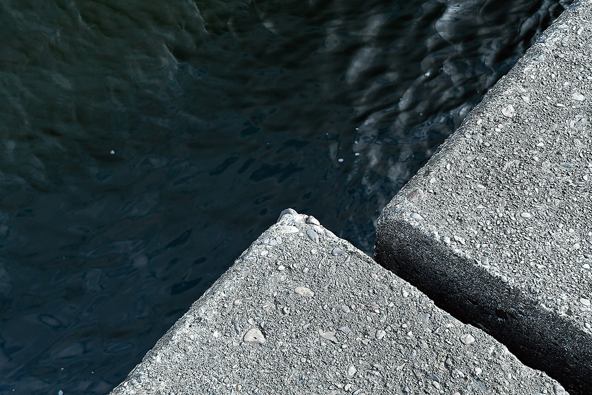 ケーソンの切れ目