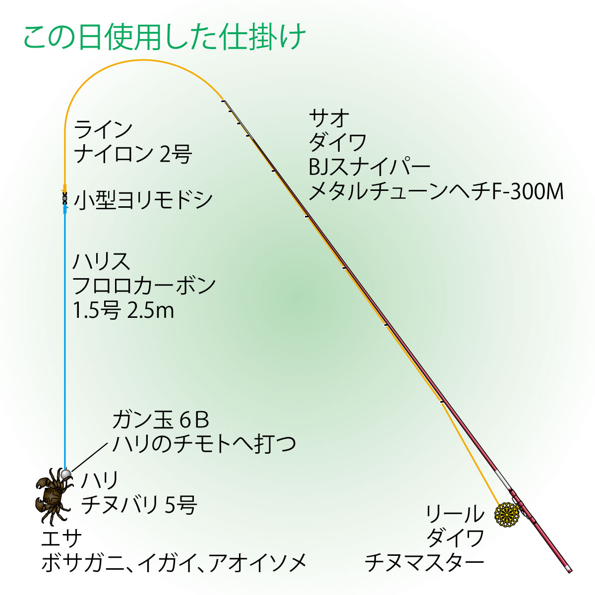 視認性の良いミチイト