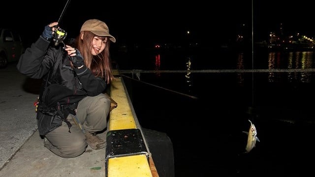 茨城県／波崎新港　放置で釣るアジング