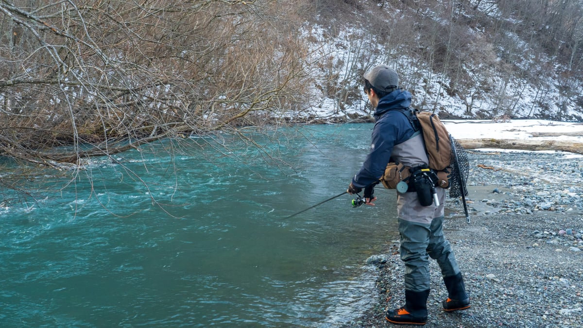 本流でのキャスティング